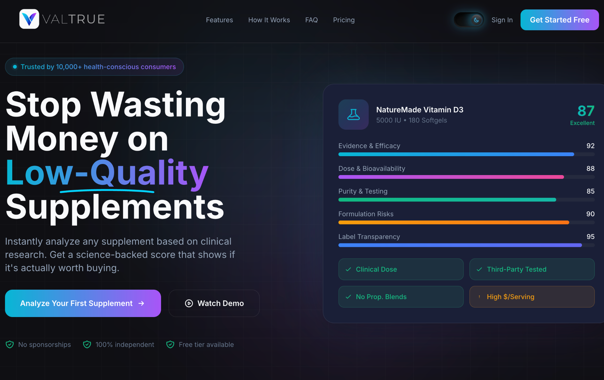 ValTrue screenshot